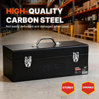 black canyon 20 inch steel tool box, metal shown in use