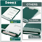Sooez Clipboards with Storage, High Capacity Clip Boards 8.5x11 with Storage - Image 3
