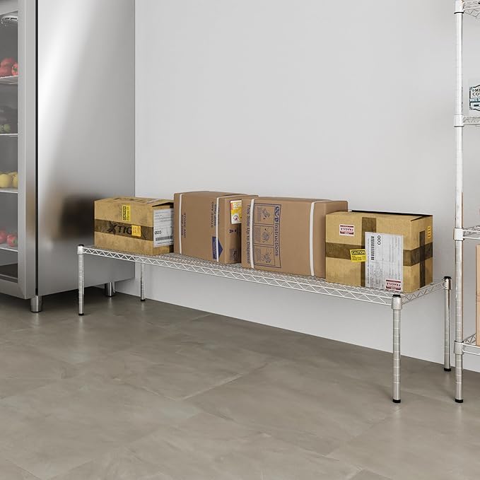 Regal Altair 18" Deep x 72" Wide x 14" Height Wire Shelving Kit | 1-Tier | NSF - Image 6