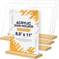 8.5 x 11 Acrylic Sign Holder by SVOPY