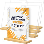 8.5 x 11 Acrylic Sign Holder by SVOPY