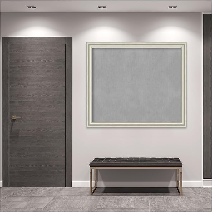 Amanti Art Silver Framed Magnetic Board 46x54 Oversize Vision Board - Image 5