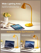 BOHON LED Desk Lamp with USB Charging Port, 3 Color Modes Fully Dimmable - Image 5