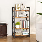 Homeiju Bookshelf, Dorm Desk Hutch, Desk Shelf Organizer, 4 Tier Stackable - Image 6