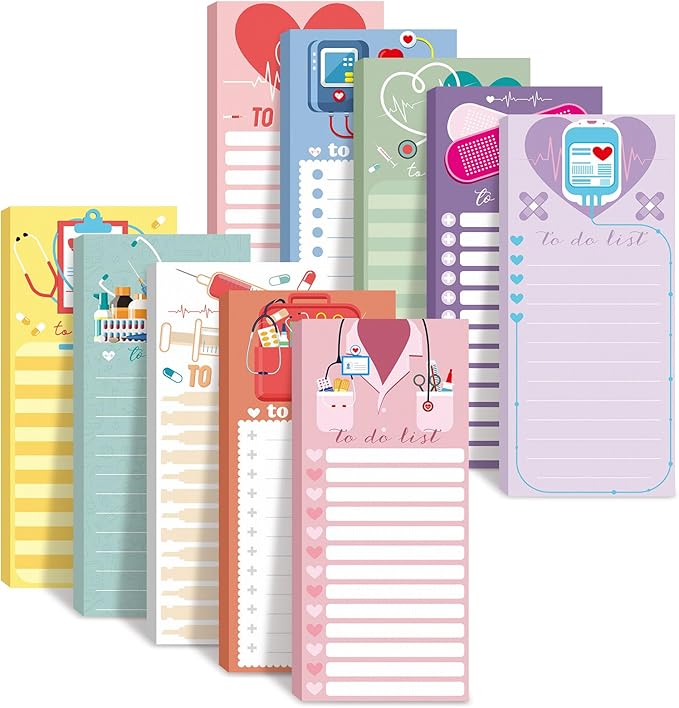 Censen 10 Pack 500 Sheets To Do List Notes Daily Checklist Notepads by Censen