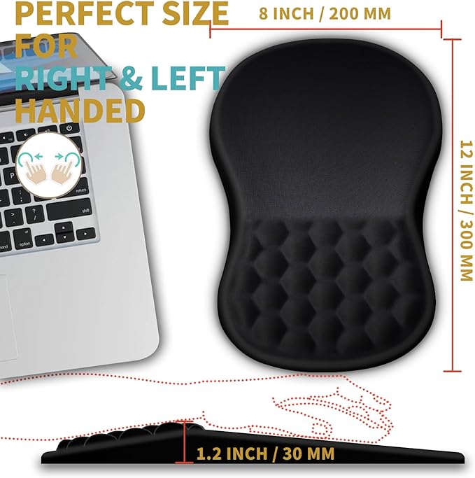 Hokafenle Ergonomic Mouse Pad Wrist Support - Image 4