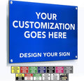 Custom Metal Signs, Personalized Aluminum, Customized Safety, Business Signs by SpeedyOrders