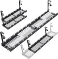 SRJZMLY 31Inch Extendable Under Desk Cable Management Tray Multi-Model Metal by SRJZMLY