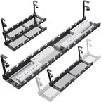 SRJZMLY 31Inch Extendable Under Desk Cable Management Tray Multi-Model Metal by SRJZMLY