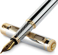 Scriveiner Silver Chrome Fountain Pen by Scriveiner