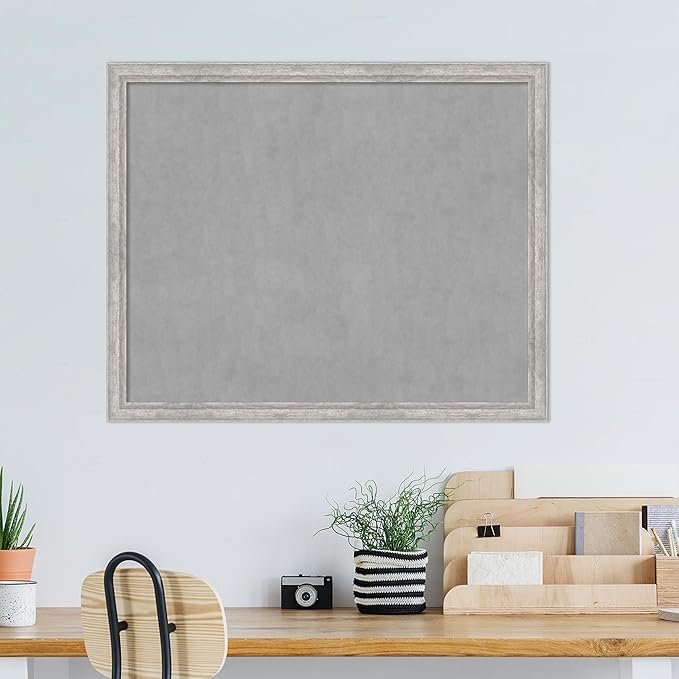 Amanti Art Silver Framed Magnetic Board 35x43 X-Large Vision Board - Image 6