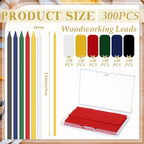 Spakon 300 Pcs 2.8mm Lead Refill Carpenter Construction Pencils Marker Lead - Image 3