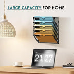 SUPEASY Wall File Organizer Mesh Office Mail Holder, Hanging Wall Organizer - Image 7