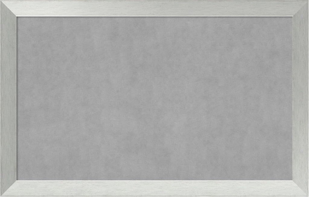 Amanti Art Silver Framed Magnetic Board 28x44 Large Vision Board