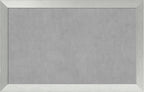 Amanti Art Silver Framed Magnetic Board 28x44 Large Vision Board