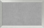 Amanti Art Silver Framed Magnetic Board 28x44 Large Vision Board by AmantiArt
