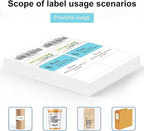 Methdic Shipping Labels 2"×4" 1000 Labels Sticker Paper - Image 4