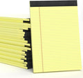 24 Pack Yellow Legal Pads 8.5 x 11 Letter Size Lined Writing Note Pads Yellow by Aidunmis
