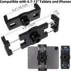 ZUZUXI Tablet Stand Holder for Desk and Bed, Adjustable Aluminum Foldable Arm - Image 5