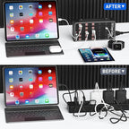 250W Charging Station for Multiple Devices, Stations for MacBook, Android Cell - Image 6