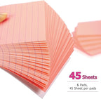 Early Buy 6 Pads Lined Sticky Notes - Image 4