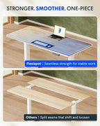 FLEXISPOT EN1 One-Piece Solid Wooden Standing Desk 55 x 24 Inches Height - Image 7