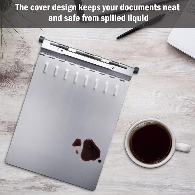 ROCOFF Metal Clipboard, Aluminum Heavy Duty Clipboard - Image 2
