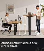 OffiGo 71 Inch Executive Electric Standing Desk, Height Adjustable Desk - Image 3