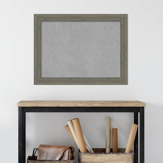 Amanti Art Grey Framed Magnetic Board 25x33 Medium Vision Board - Image 6
