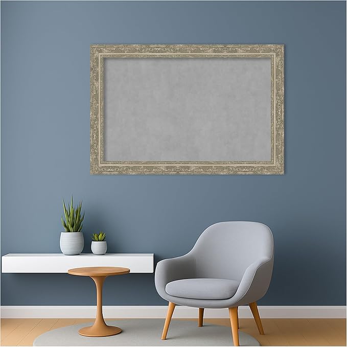 Amanti Art Silver Framed Magnetic Board 24x36 Large Vision Board - Image 5