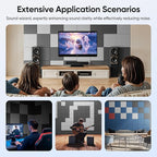 UNECHO 12 Pack 12" X 12" X 0.4" Acoustic Panels - Image 6