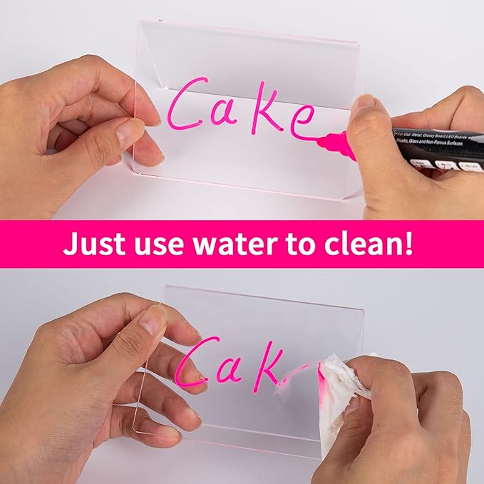 AITEE Mini Tabletop Chalkboard Signs - Image 4