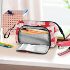 Bolaz Big Capacity Pencil Pen Case Pouch Bag School College Office Organizer - Image 6
