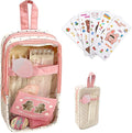UINSUE Cute Pen case Adorable Bunny Transparent 3-Layer Large Capacity Pencil by Unknown