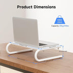 suptek Monitor Stand Riser for Computer, Notebook and All Flat Screen Display - Image 2