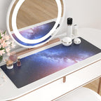 QIYI Large Desk Pad, Milky Way Mouse Pad Desktop Decor, Waterproof PU Leather - Image 6