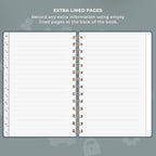 Clever Fox Password Book Spiral – Internet Address & Password Organizer - Image 6