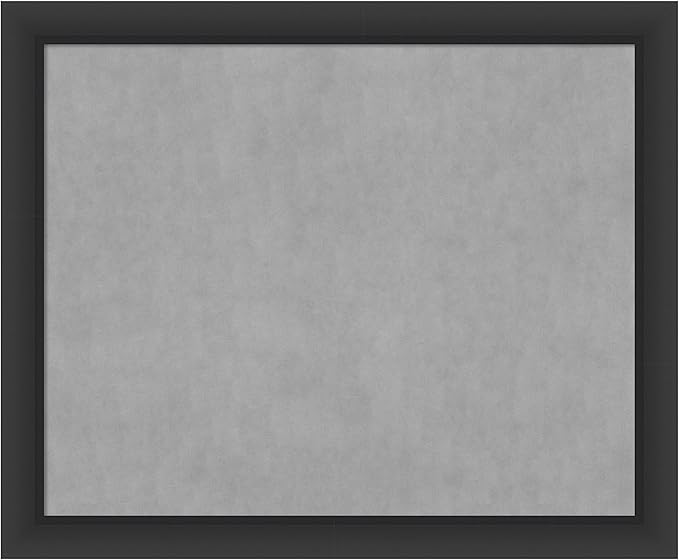 Amanti Art Black Framed Magnetic Board 37x45 X-Large Vision Board by AmantiArt
