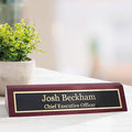 Business Wood Name Plate for Desk | Custom Desk Name Plate Personalized Gift by EngravingInternational