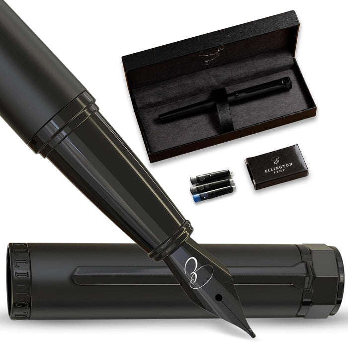 Luxury Fountain Pen Set for Writing, Refillable Ink Converter, Gift Box