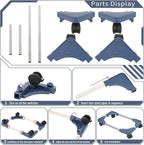Liitrton Mobile CPU Stand, Adjustable Computer Tower Stand - Image 7
