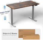VIVO Electric 55 x 28 in Standing Desk, Memory Height Adjustment, 1B Series - Image 3