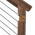 BLIKA 40 Pack 25 30 35 Degree Black Cable Railing Angle Beveled Protector - Image 6