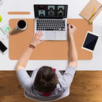 Boutilon Leather Desk Pad Protector, Non-Slip Mouse Pad, Laptop Desk Pad - Image 7