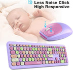 MOFII Wireless Keyboard and Mouse Combo, 2.4G Silent Cordless Slim Full Size - Image 3