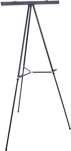 U.S. Art Supply 66" High Boardroom Black Aluminum Flip Chart Easel & by USArtSupply