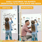 H-Qprobd Dry Erase White Board 48"x36" Glass Magnetic Whiteboard - Image 2