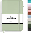 Annecy Lined Journal Notebook, Hardcover Leather Journal by Annecy