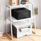 Arbuxzuy Printer Stand for Desk, Desktop Printer Shelf, 3 Tier Desk Shelf for by Arbuxzuy