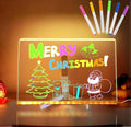 Led Note Board with Colors, 12” X 8” Acrylic Led Light Up Message Board by Unknown